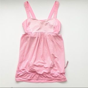 Lululemon tank pink drapey